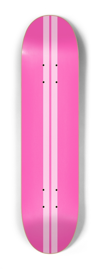 Pink Girl Racer Skateboard