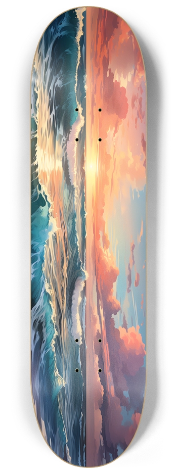 Watercolor Sunset Board