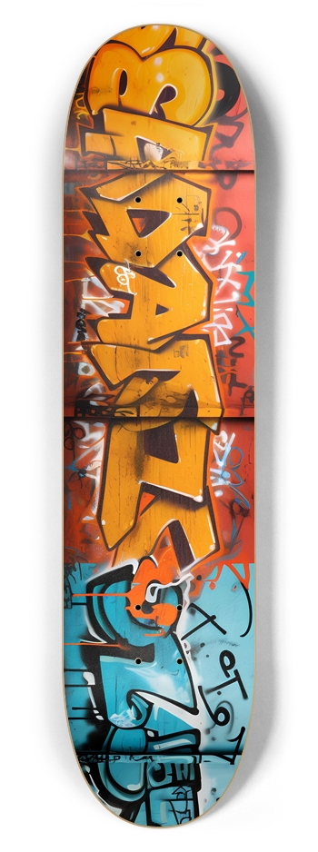 AI Graffiti Skateboard