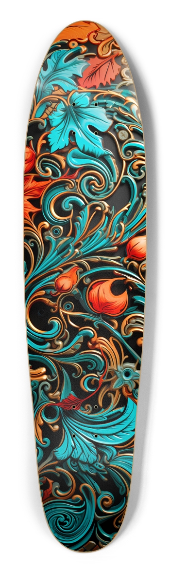 Ornate Decorative Longboard