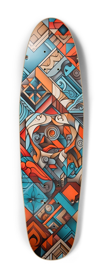 Cool Abstract Pattern Skateboard