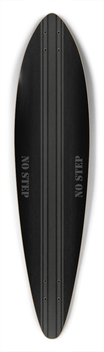 Black Stealth Longboard