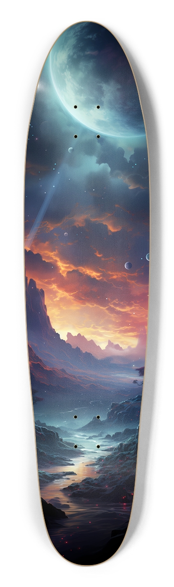 Space Scene Longboard