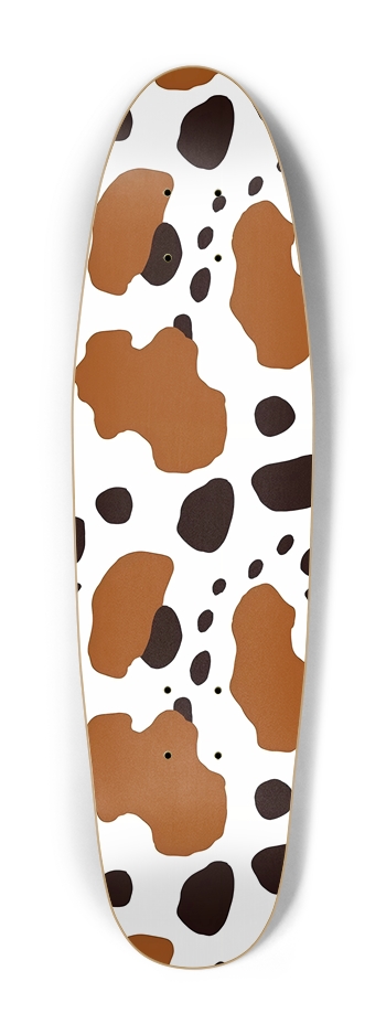 Cow Hide Pattern Skateboard