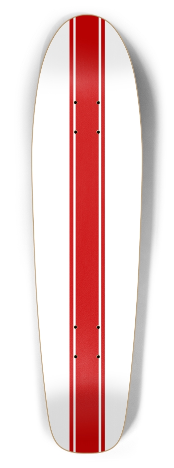 Racer White Skateboard