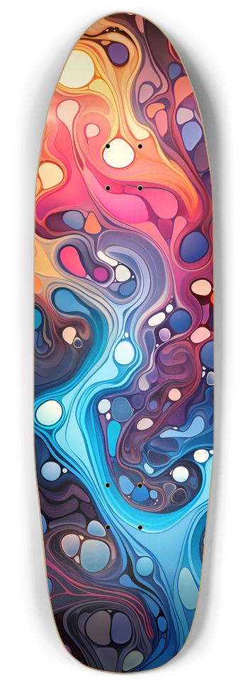 Retro Psychedelic Skateboard