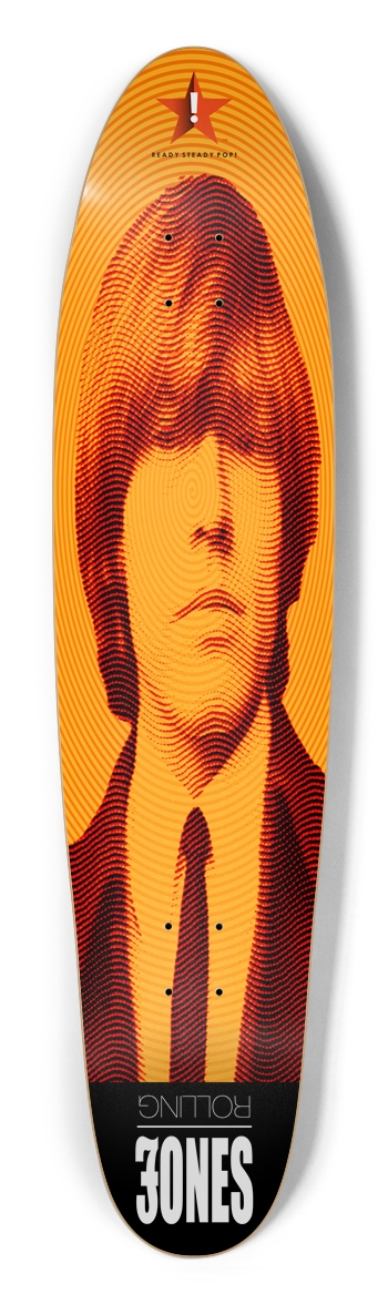 Rolling Jones (Fillmore) Custom Longboard Deck