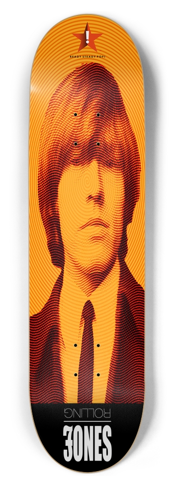 Rolling Jones (Fillmore) 8.5" Custom Popsicle Deck