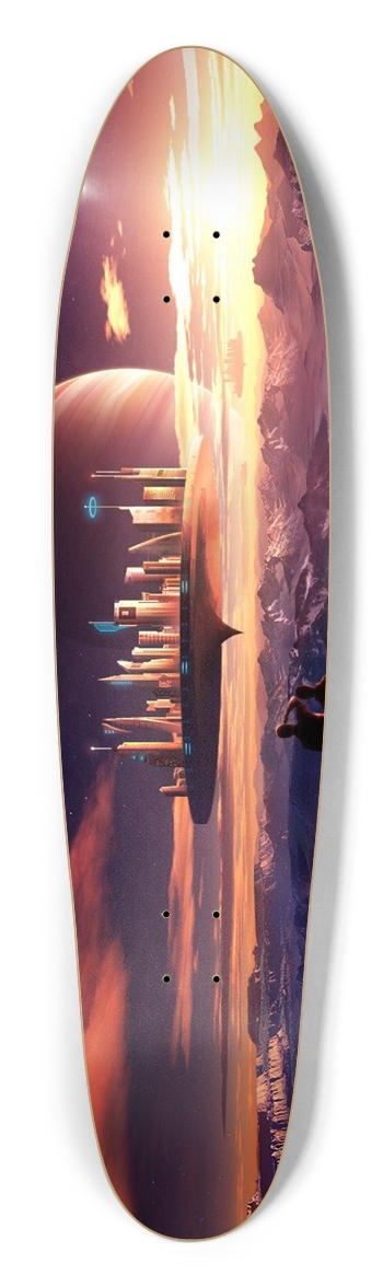 Longboard Shape Artwork #0003