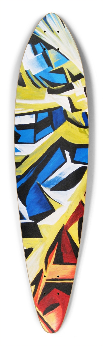Custom Longboard Artwork #0003