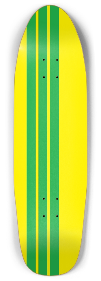 Punk Nose Pool Shape Yellow & Green Strips