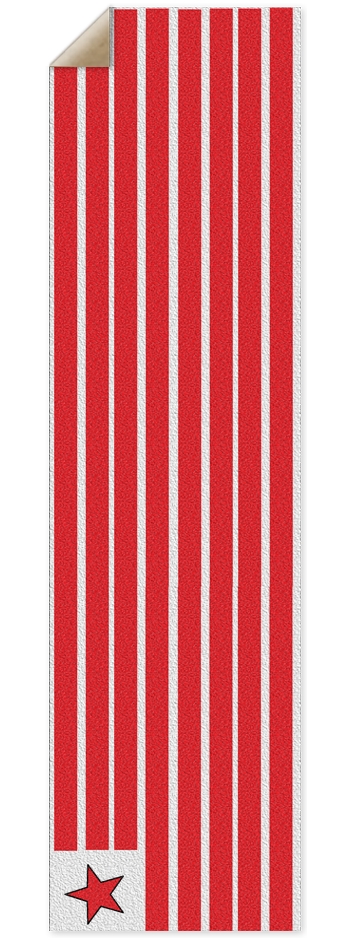 Custom Griptape Red Strips & Red Star