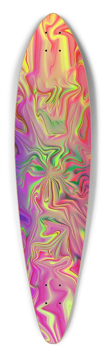 Custom Longboard Artwork #0002