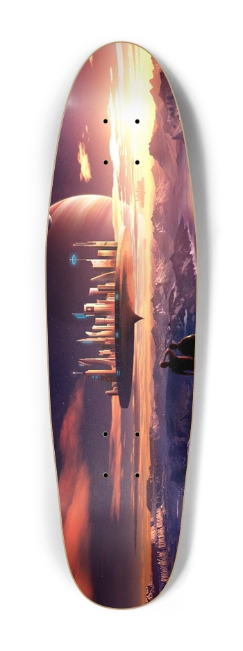 Cruizer Shape Skateboard Space #0002
