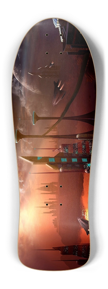 Old School Skateboard Space #0001