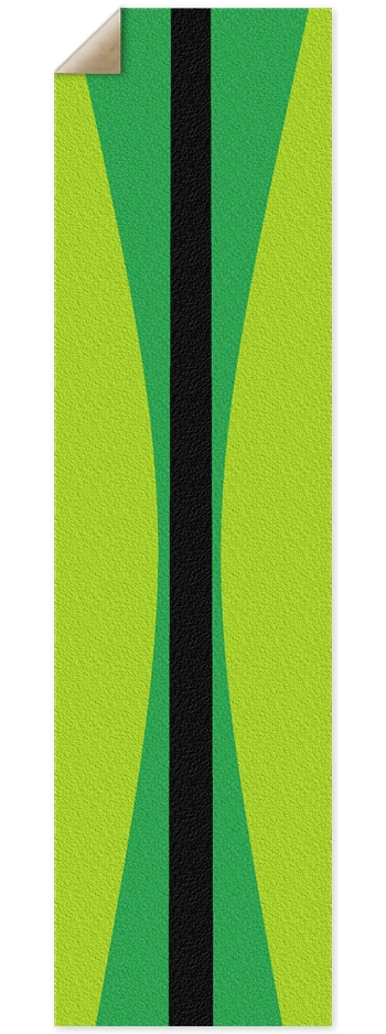 Custom Griptape Dual Green Surf Up