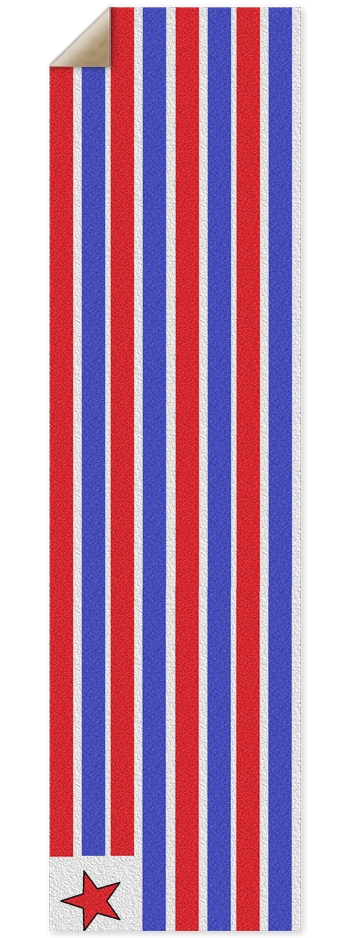Custom Griptape Red & Blue & Star