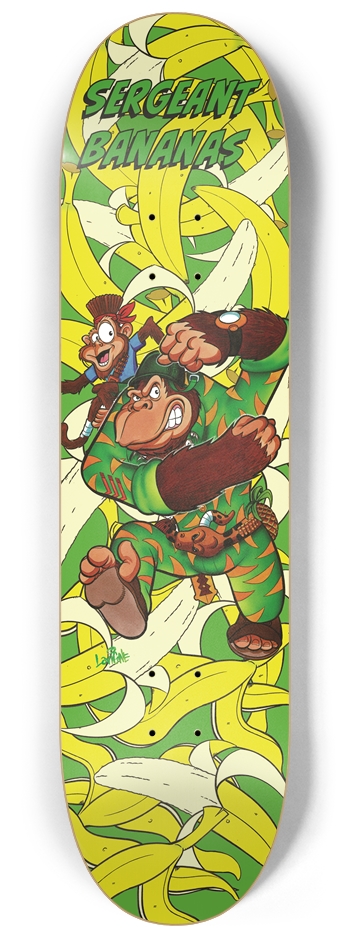 Sergeant Bananas 8-1/4 Skateboard Deck