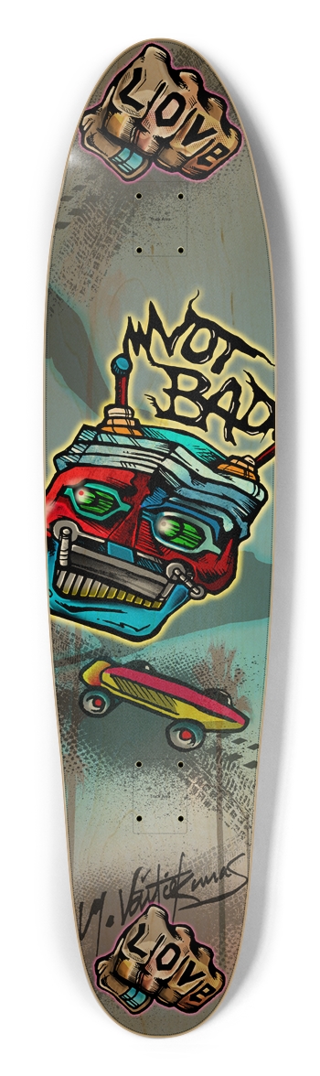 NOT BAD Custom Longboard Longboard Shape