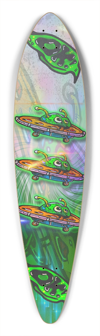 ANGRY BOB SPACESHIP Custom Longboard