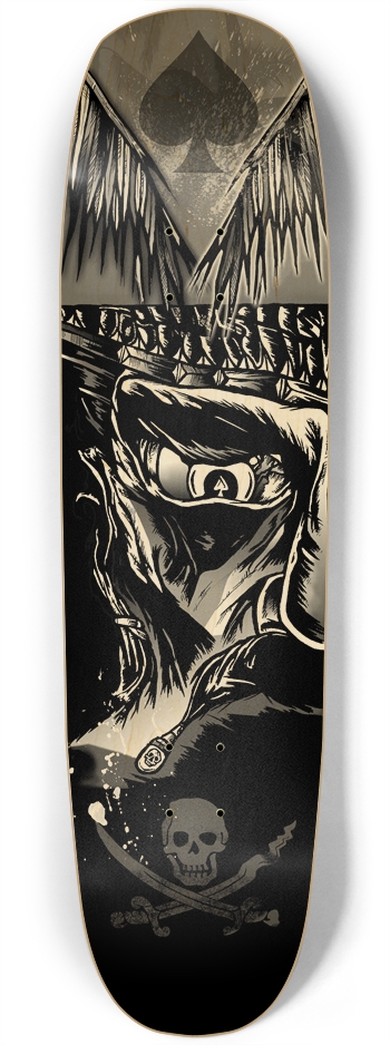 BLACKBEARD PYRATE Custom Skateboard