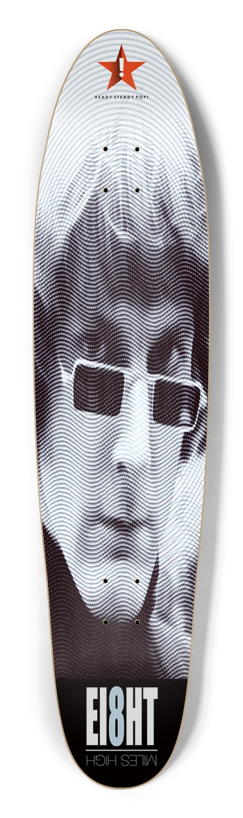 EI8HT (Miles High) Custom Longboard Deck