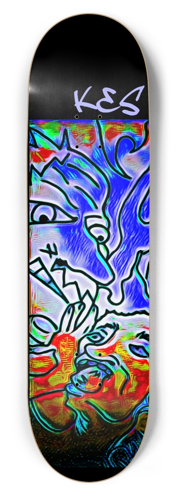 Dead to the line 8-3/4 Inch Skateboard