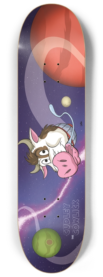 Cudley the Cowlick 8-1/4 Skateboard Deck