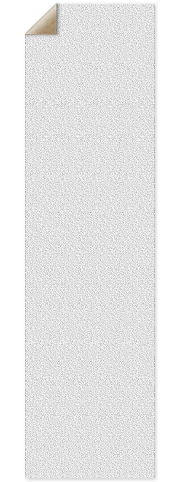 White Skateboard Griptape