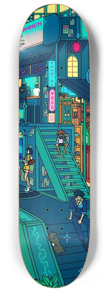 Neon Life Skateboard