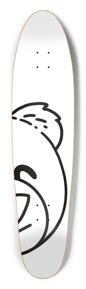 WeBearish White Longboard