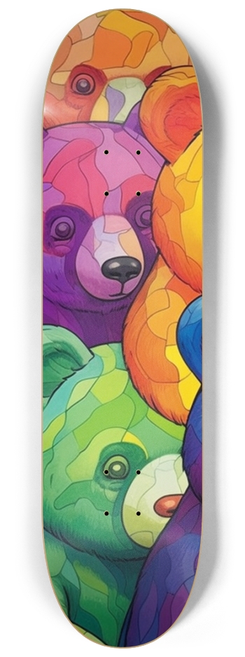 WeBearish Rainbow Skateboard