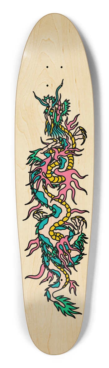 Candy Dragon Longboard