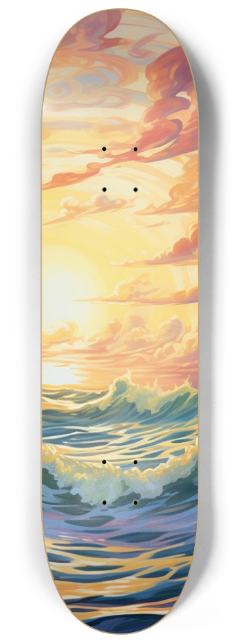 Sun Waves Skateboard