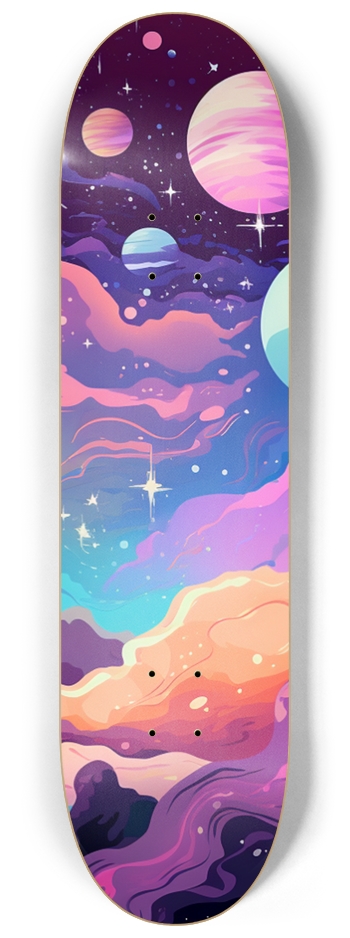 Outerspace Skateboard 8-1/4 Skateboard Deck