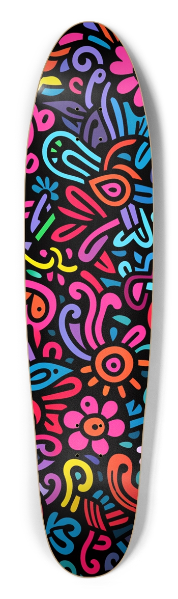 Bright Vibes Longboard
