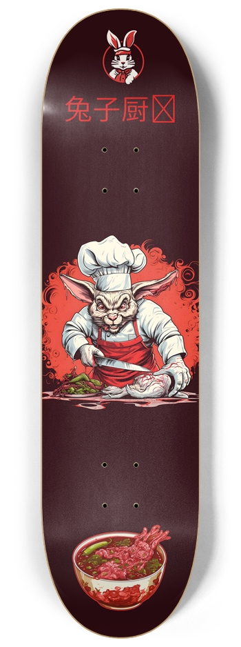 Rabbit Chef - Skate deck