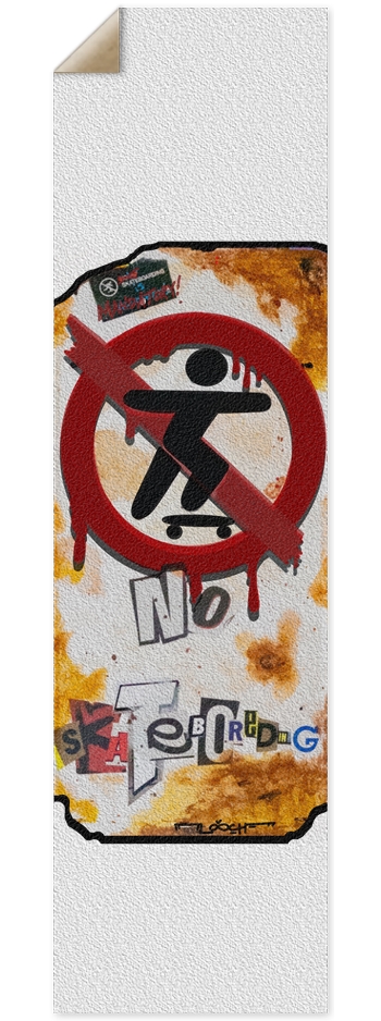 No Skateboreding Griptape
