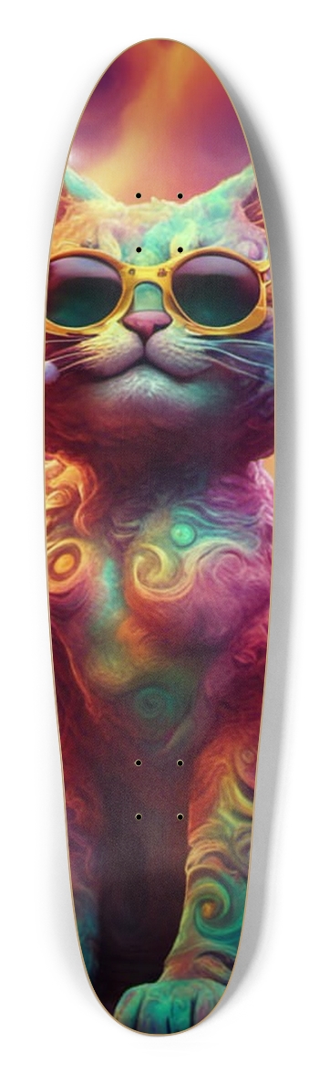 Psychedelic Cat 01 glow
