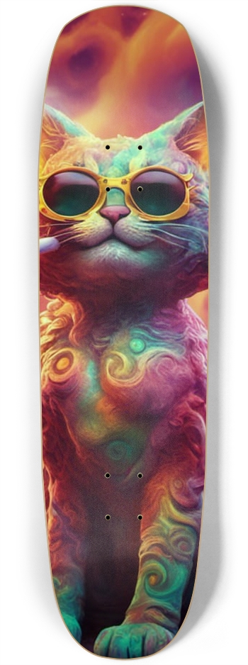 Psychedelic Cat 01 glow