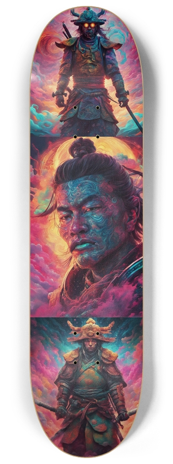 Psychedelic Samurai collage