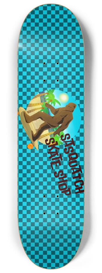 Sasquatch Skate Shop logo deck