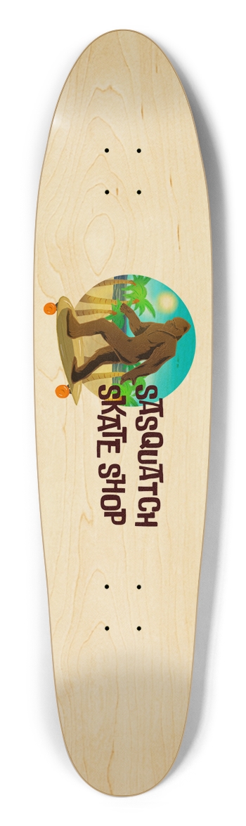 Sasquatch Skate Shop logo deck