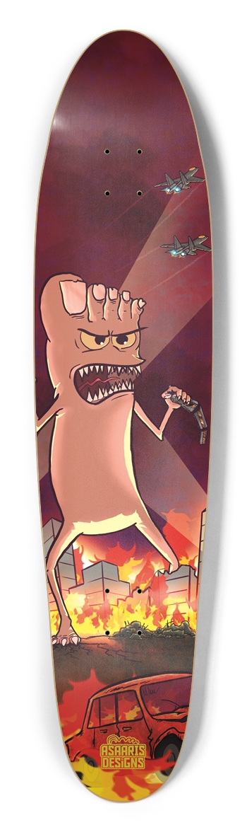 50ft Foot Longboard