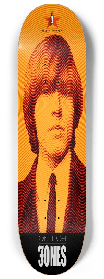 Rolling Jones (Fillmore) 8.25 Custom Popsicle Deck