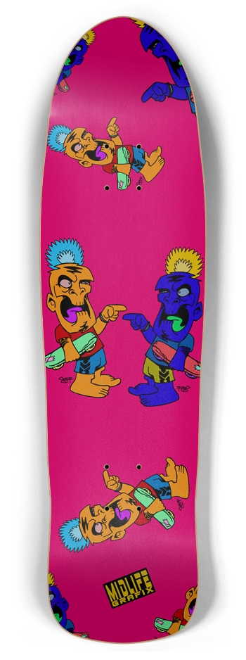 Smif's Teeki-Skater Retro Rocket Deck