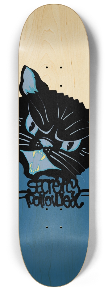 BLACK CAT 8.25 8-1/4 Skateboard Deck