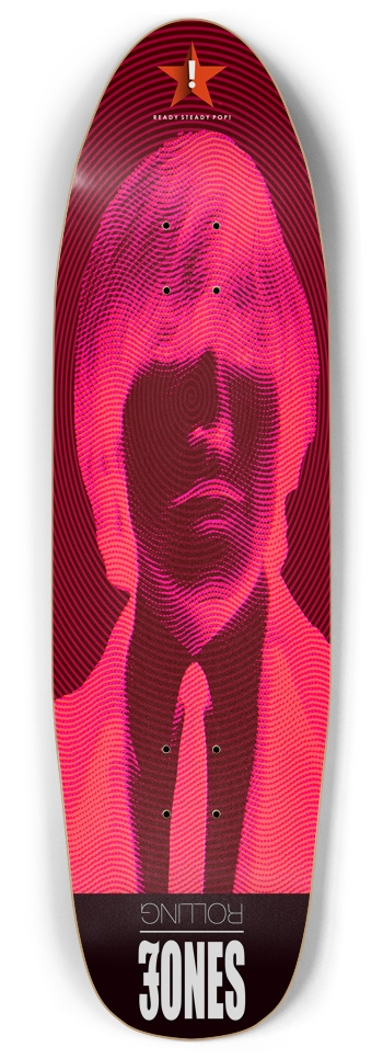 Rolling Jones (Negative) Custom Punk Nose Deck