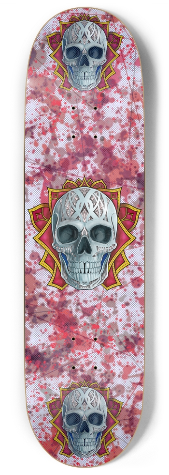 Tri Blitz Skull   9" x 34"