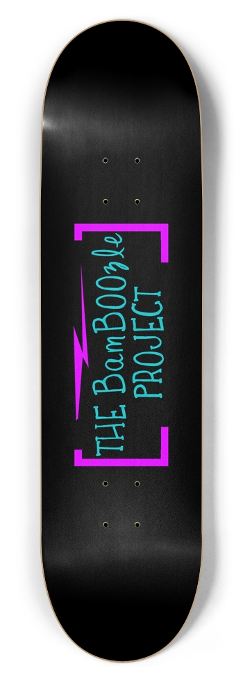 Bamboozle Project Magenta Teal Logo Deck - 8.5